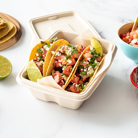 Pudełko prostokątne Zume Premium Rectangular Container - 500ml (100 sztuk)