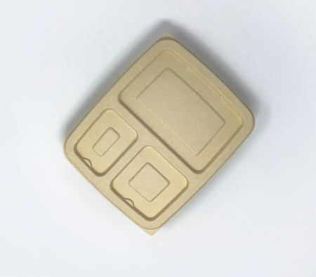 Pokrywka do pudełka trójdzielnego Zume Premium 3CP Meal Tray (100 sztuk)