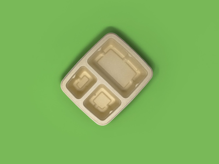 Pudełko trójdzielne Zume Premium 3CP Meal Tray (100 sztuk)