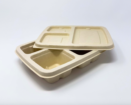 Pokrywka do pudełka trójdzielnego Zume Premium 3CP Meal Tray (100 sztuk)