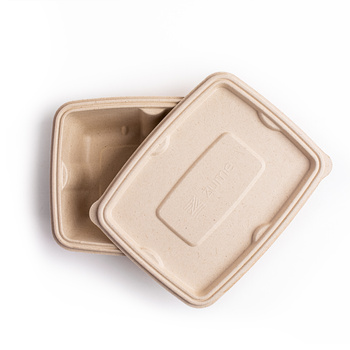 Zestaw pudełko prostokątne Zume Premium Rectangular Container - 650ml (100 kompletów)