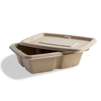 Zestaw Pudełko prostokątne + pokrywka Zume Premium Rectangular Container - Zume Premium Rectangular Container - 750ml (100 kompletów)