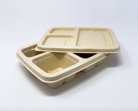 Pudełko trójdzielne Zume Premium 3CP Meal Tray (100 sztuk)